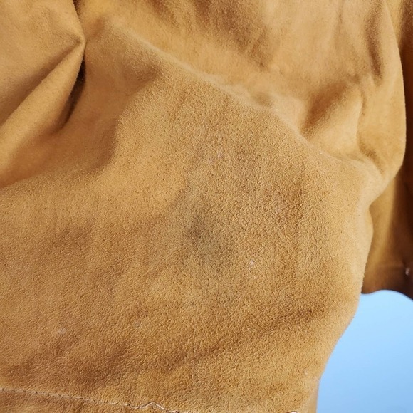 VINTAGE 90s Leather Pleated High Waisted Shorts - Picture 6 of 9